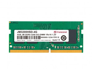 Памет за лаптоп DDR4 4GB 3200MHz Sodimm Transcend